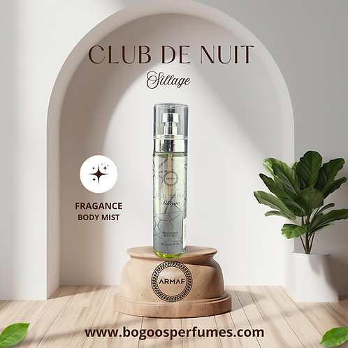 BODY CLUB DE NUIT SILLAGE